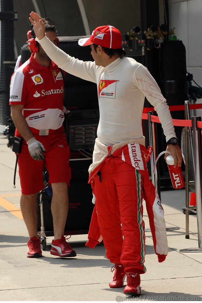 GP CINA, 12.04.2013- Prove Libere 2, Felipe Massa (BRA) Ferrari F138