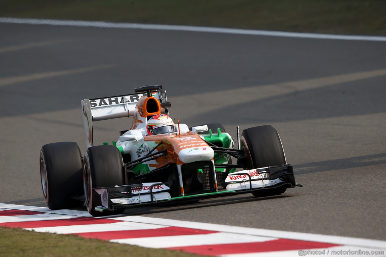GP CINA, 12.04.2013- Prove Libere 2, Paul di Resta (GBR) Sahara Force India F1 Team VJM06 