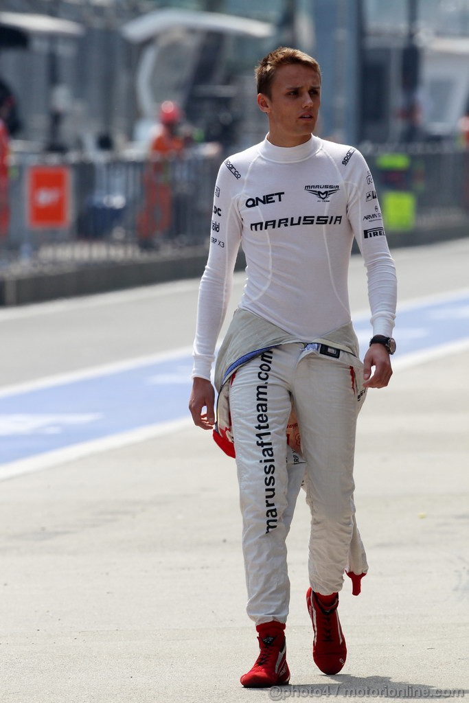 GP CINA, 12.04.2013- Prove Libere 2, Max Chilton (GBR), Marussia F1 Team MR02 