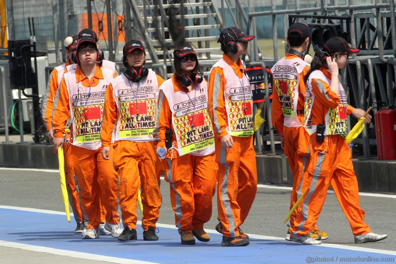 GP CINA, 12.04.2013- Prove Libere 2, Marshals