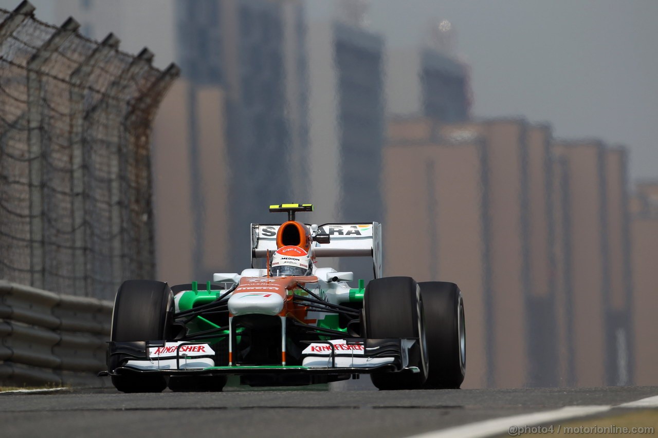 GP CINA, 12.04.2013- Prove Libere 2, Adrian Sutil (GER), Sahara Force India F1 Team VJM06 