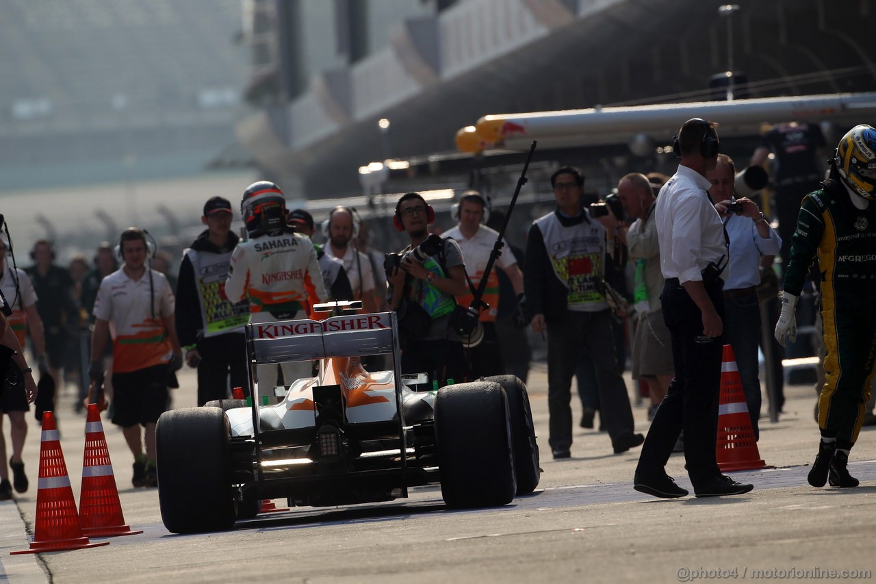 GP CINA, 12.04.2013- Prove Libere 2, Adrian Sutil (GER), Sahara Force India F1 Team VJM06 