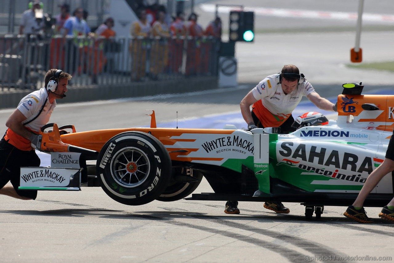GP CINA, 12.04.2013- Prove Libere 2, Adrian Sutil (GER), Sahara Force India F1 Team VJM06 