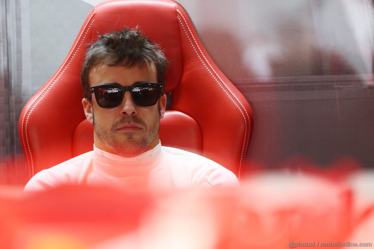 GP CINA, 12.04.2013- Prove Libere 2, Fernando Alonso (ESP) Ferrari F138