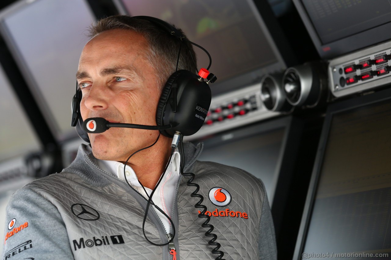 GP CINA, 12.04.2013- Prove Libere 2, Martin Whitmarsh (GBR), Chief Executive Officer Mclaren 