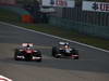 GP CINA, 12.04.2013- Free Practice 2, Fernando Alonso (ESP) Ferrari F138 e Kimi Raikkonen (FIN) Lotus F1 Team E21 