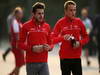 GP CINA, 12.04.2013- Jules Bianchi (FRA) Marussia F1 Team MR02 e Max Chilton (GBR), Marussia F1 Team MR02 