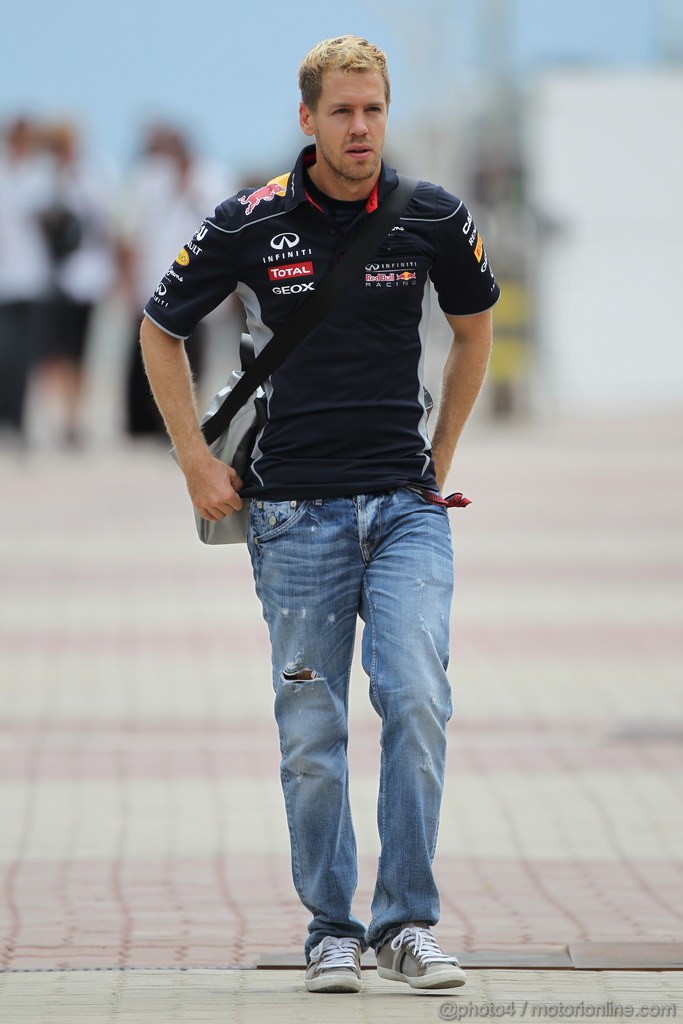 GP COREA, 06.10.2013- Sebastian Vettel (GER) Red Bull Racing RB9