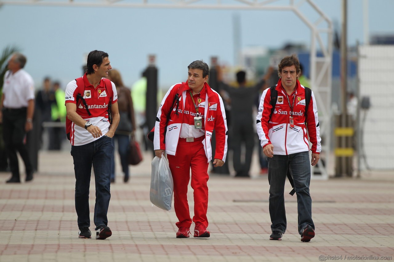 GP COREA, 06.10.2013- Fernando Alonso (ESP) Ferrari F138