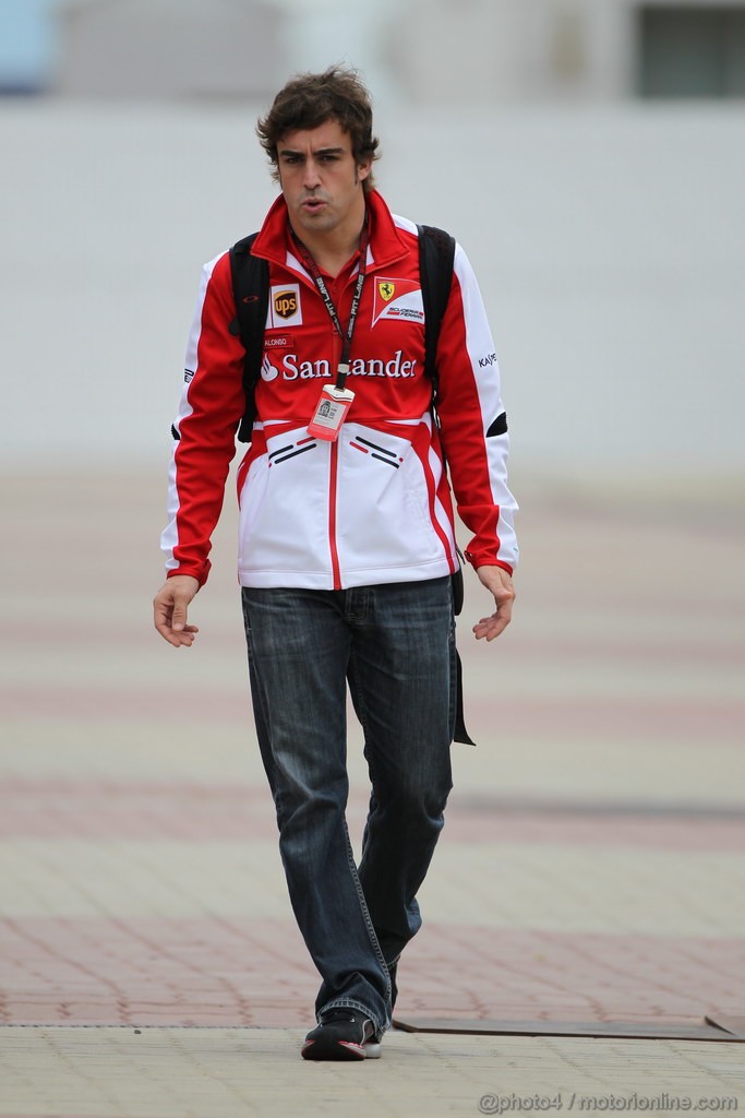 GP COREA, 06.10.2013- Fernando Alonso (ESP) Ferrari F138