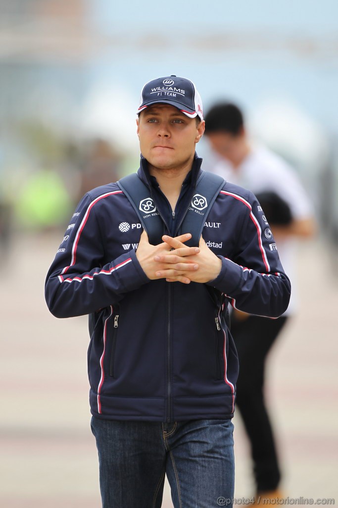 GP COREA, 06.10.2013- Valtteri Bottas (FIN), Williams F1 Team FW35