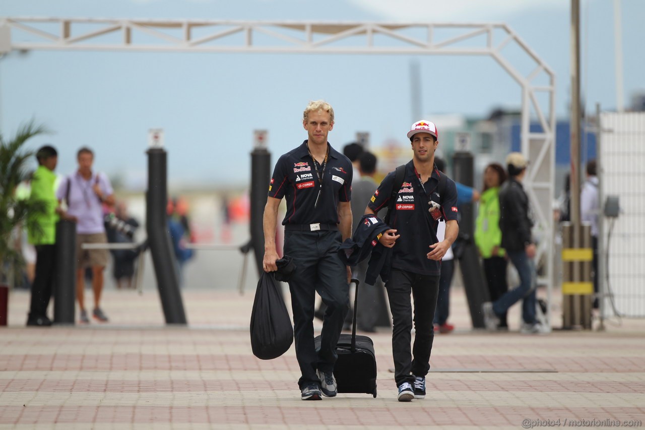 GP COREA, 06.10.2013- Daniel Ricciardo (AUS) Scuderia Toro Rosso STR8