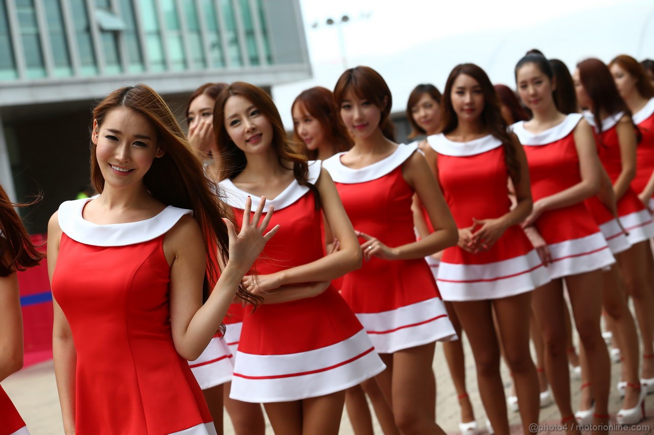 GP COREA, 06.10.2013- griglia Ragazzas