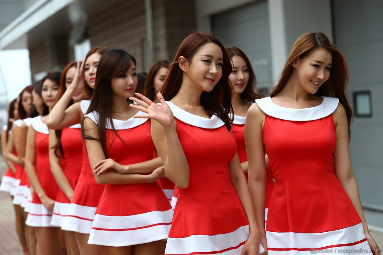 GP COREA, 06.10.2013- griglia Ragazzas