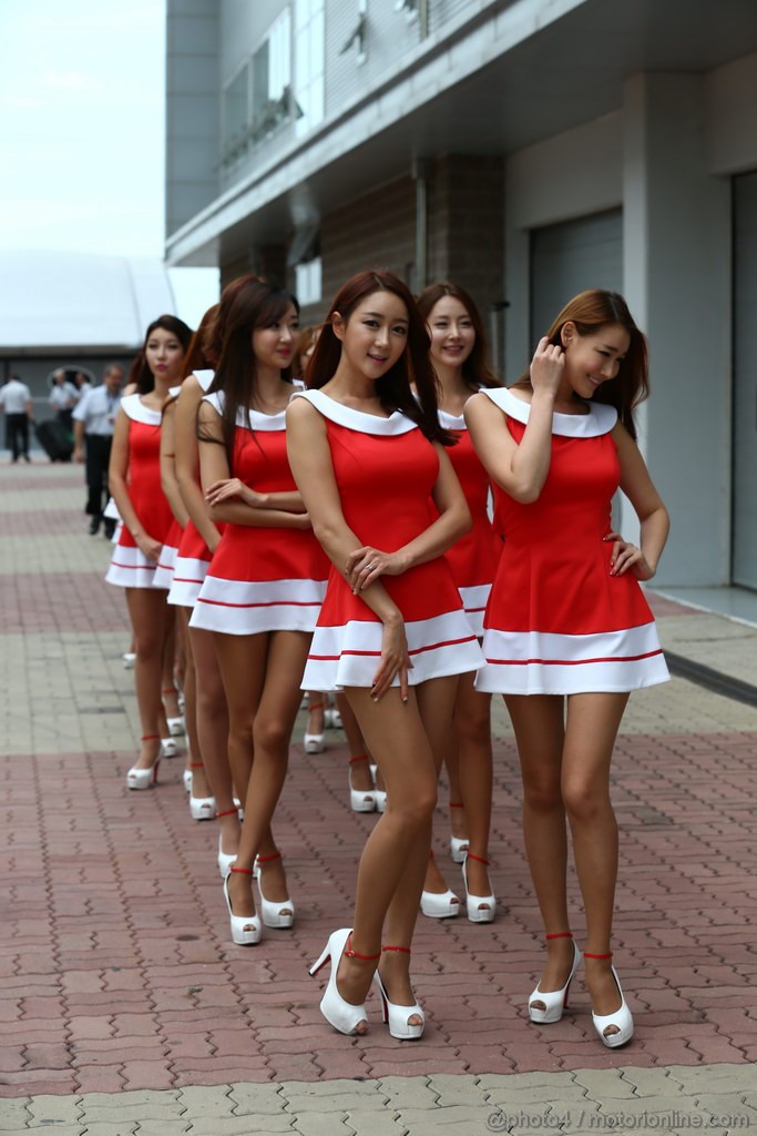 GP COREA, 06.10.2013- griglia Ragazzas