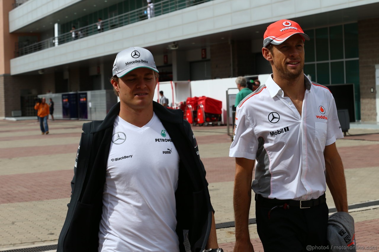 GP COREA, 06.10.2013- Driver parade, 