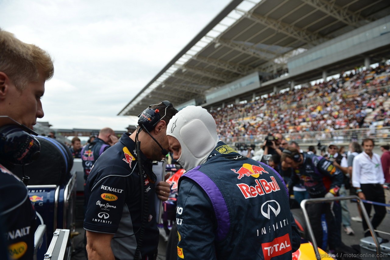 GP COREA, 06.10.2013- Gara: Sebastian Vettel (GER) Red Bull Racing RB9 