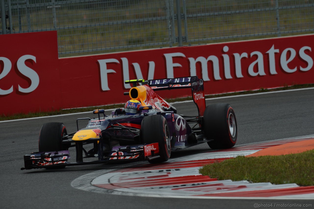 GP COREA, 06.10.2013- Gara: Mark Webber (AUS) Red Bull Racing RB9 