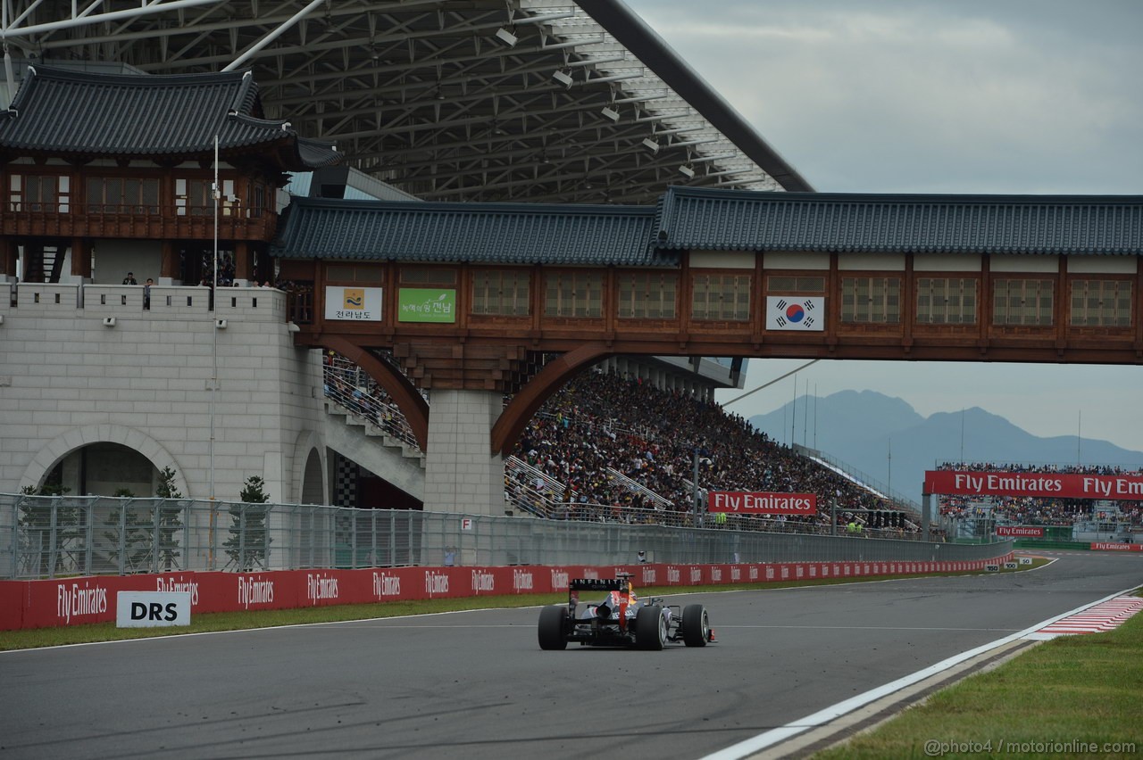 GP COREA, 06.10.2013- Gara: Sebastian Vettel (GER) Red Bull Racing RB9 