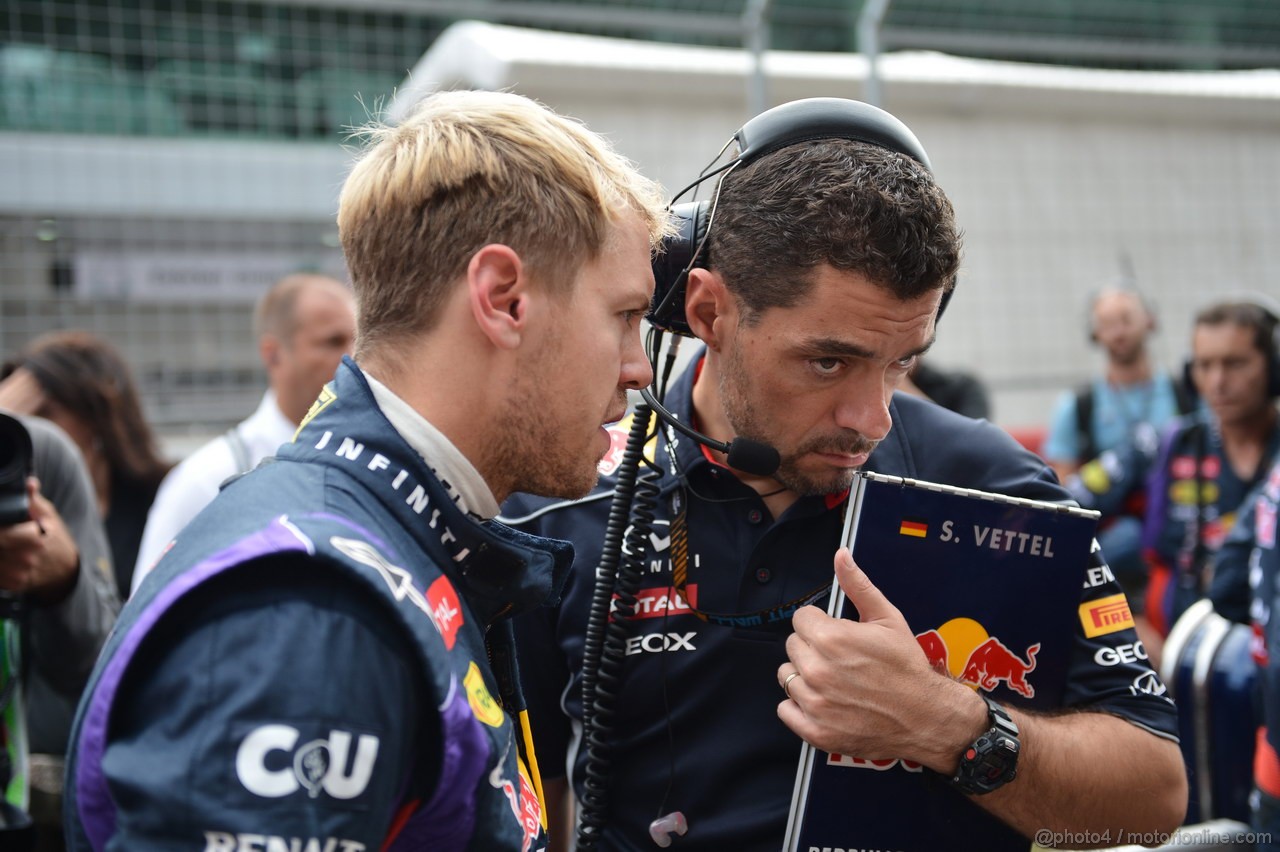 GP COREA, 06.10.2013- Gara: Sebastian Vettel (GER) Red Bull Racing RB9 
