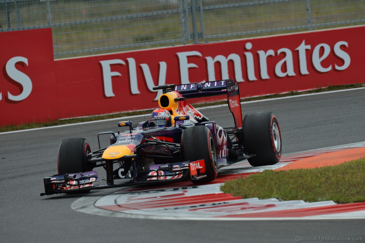 GP COREA, 06.10.2013- Gara: Sebastian Vettel (GER) Red Bull Racing RB9 