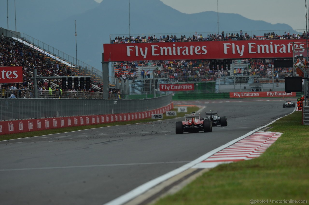 GP COREA, 06.10.2013- Gara: Felipe Massa (BRA) Ferrari F138 