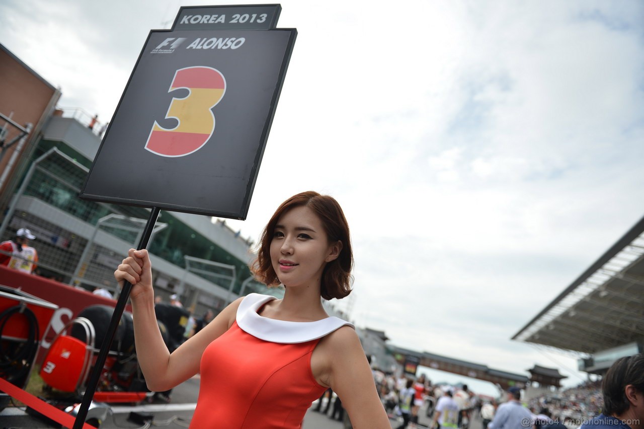 GP COREA, 06.10.2013- Gara: Fernando Alonso (ESP) Ferrari F138 