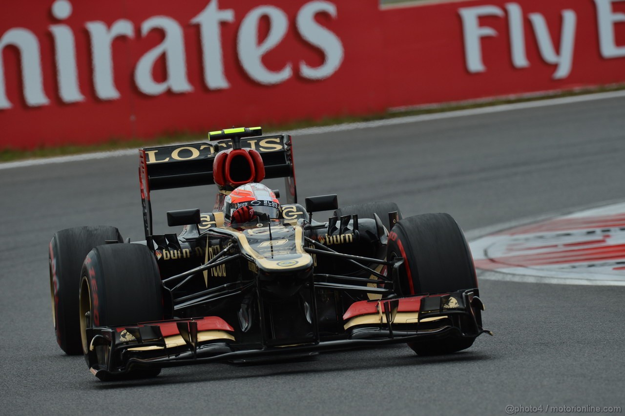 GP COREA, 06.10.2013- Gara: Romain Grosjean (FRA) Lotus F1 Team E21 