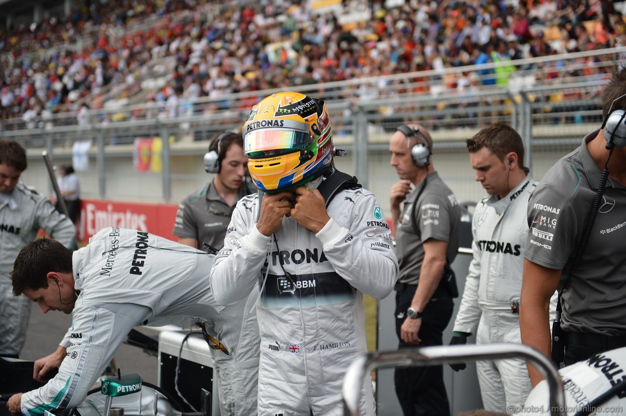 GP COREA, 06.10.2013- Gara: Lewis Hamilton (GBR) Mercedes AMG F1 W04 