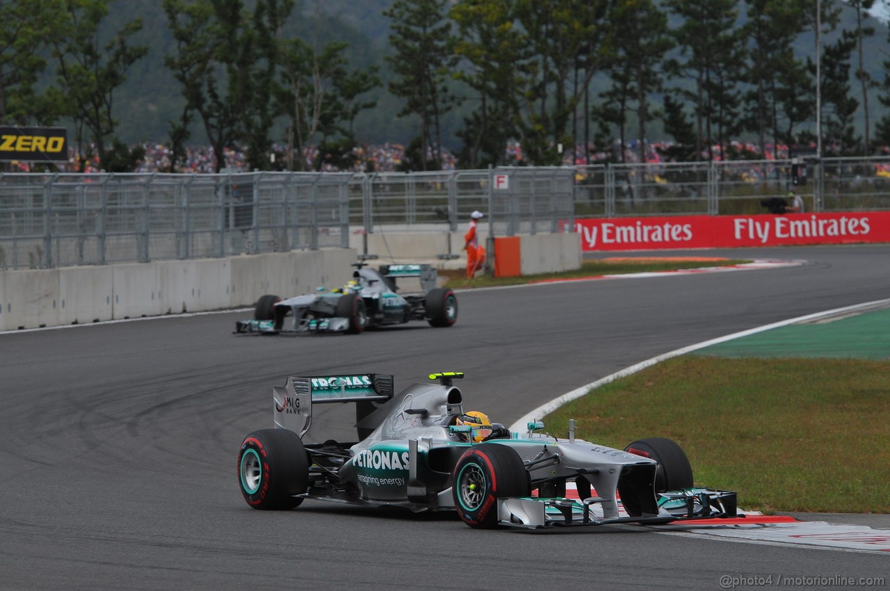 GP COREA, 06.10.2013- Gara: Lewis Hamilton (GBR) Mercedes AMG F1 W04 