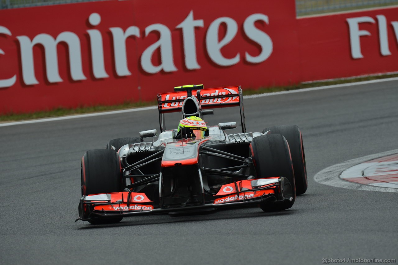 GP COREA, 06.10.2013- Gara: Sergio Perez (MEX) McLaren MP4-28 