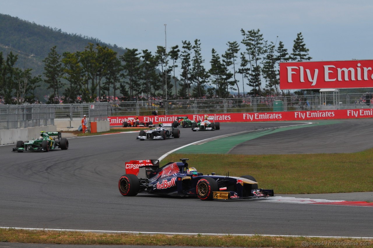 GP COREA, 06.10.2013- Gara: Jean-Eric Vergne (FRA) Scuderia Toro Rosso STR8 