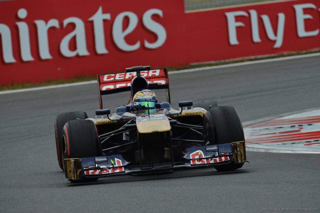 GP COREA, 06.10.2013- Gara: Jean-Eric Vergne (FRA) Scuderia Toro Rosso STR8 