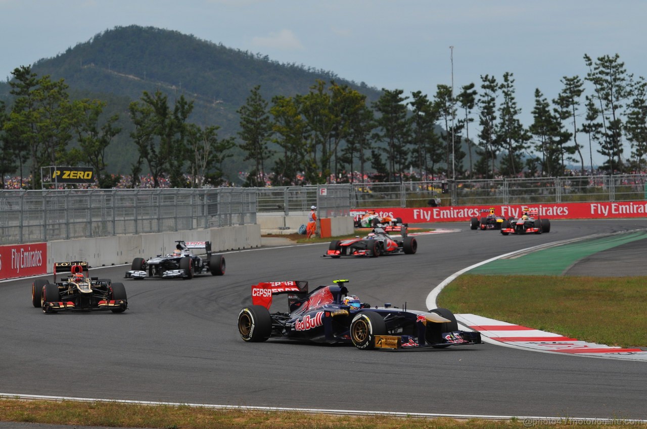 GP COREA, 06.10.2013- Gara: Daniel Ricciardo (AUS) Scuderia Toro Rosso STR8 