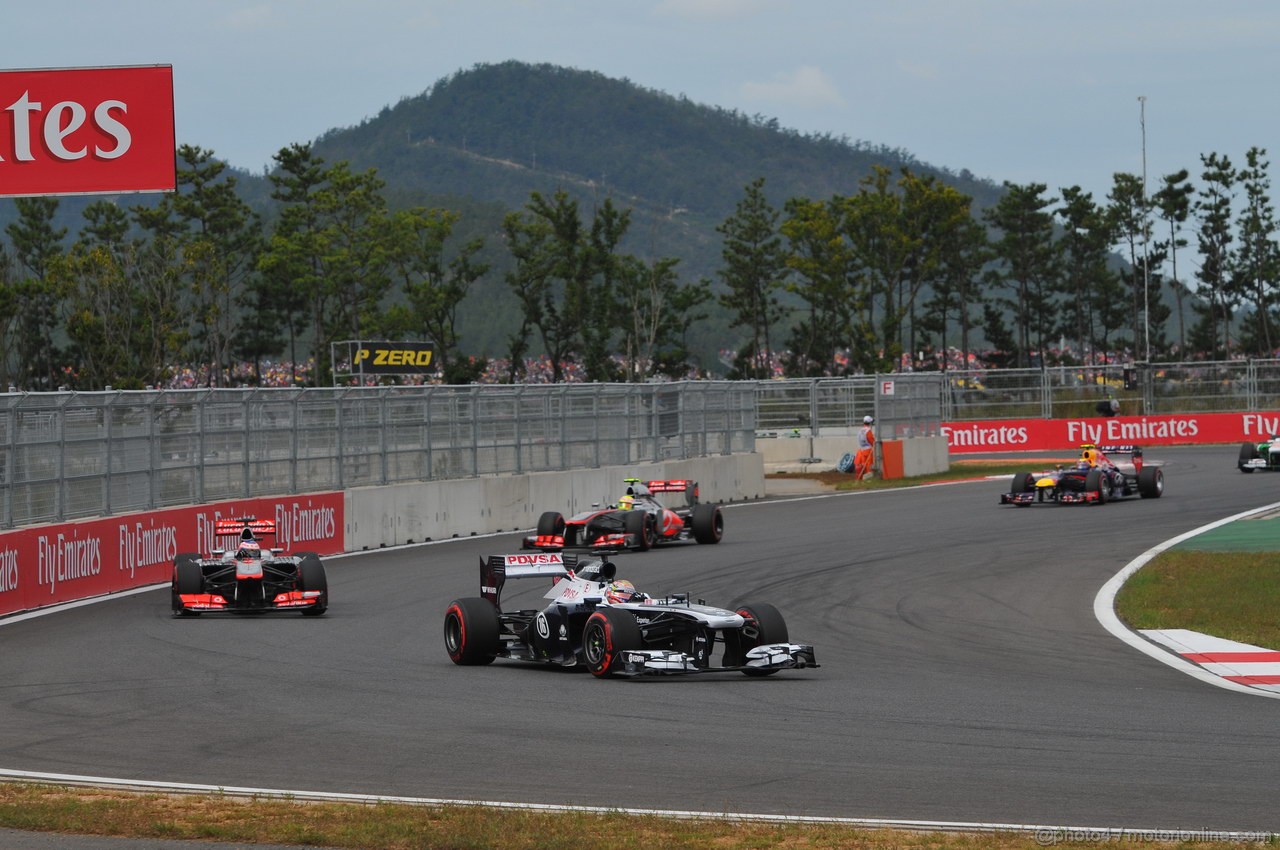 GP COREA, 06.10.2013- Gara: Pastor Maldonado (VEN) Williams F1 Team FW35 