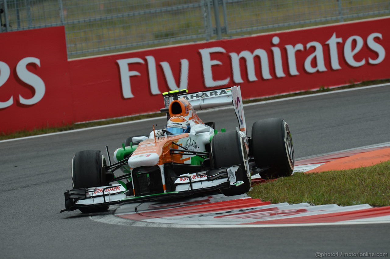 GP COREA, 06.10.2013- Gara: Adrian Sutil (GER), Sahara Force India F1 Team VJM06 