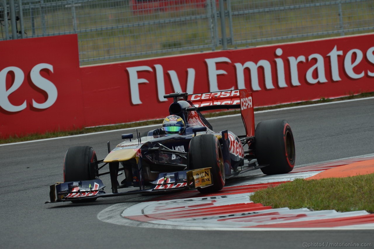 GP COREA, 06.10.2013- Gara: Jean-Eric Vergne (FRA) Scuderia Toro Rosso STR8 