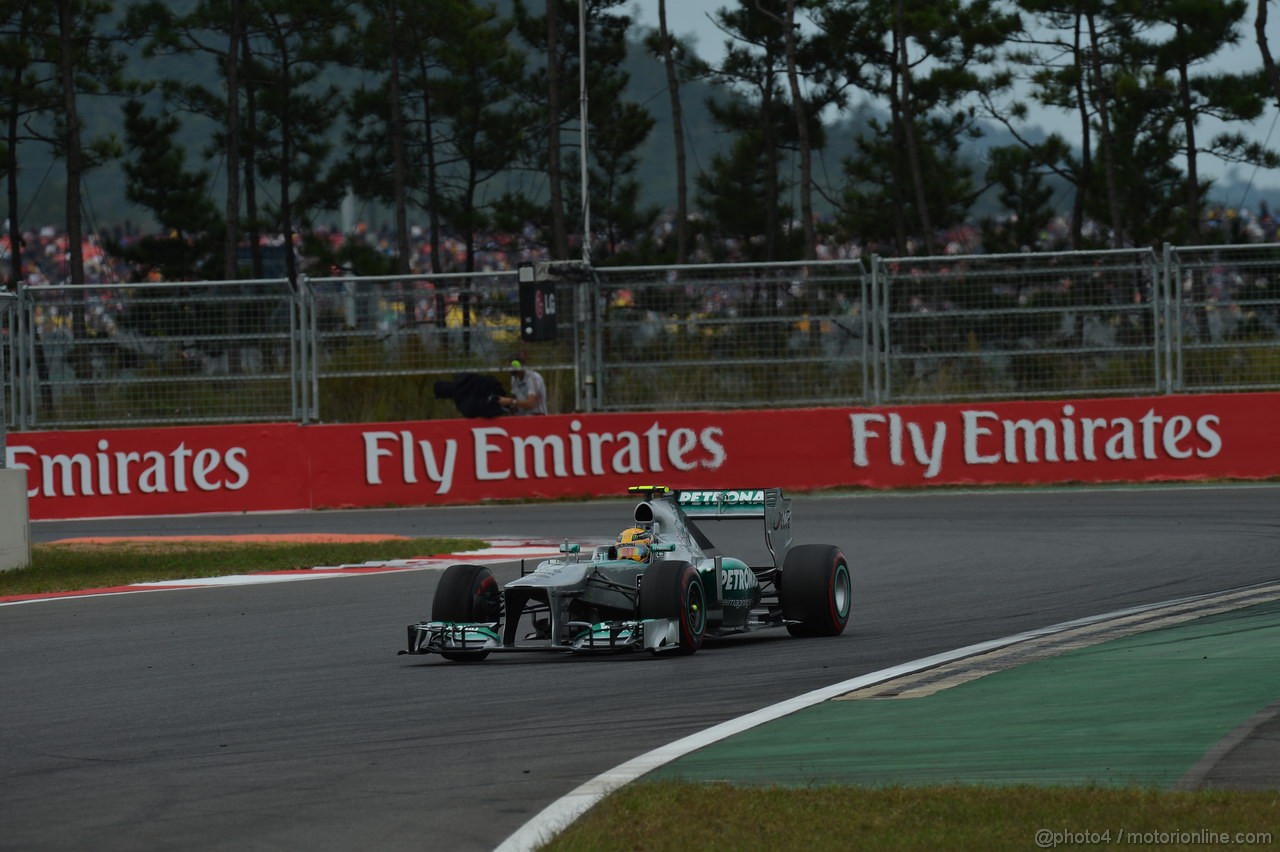 GP COREA, 06.10.2013- Gara: Lewis Hamilton (GBR) Mercedes AMG F1 W04 