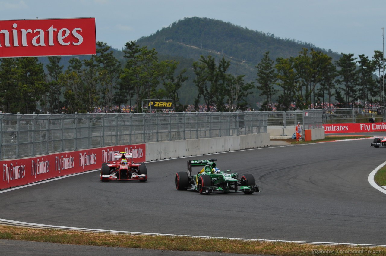 GP COREA, 06.10.2013- Gara: Charles Pic (FRA) Caterham F1 Team CT03 