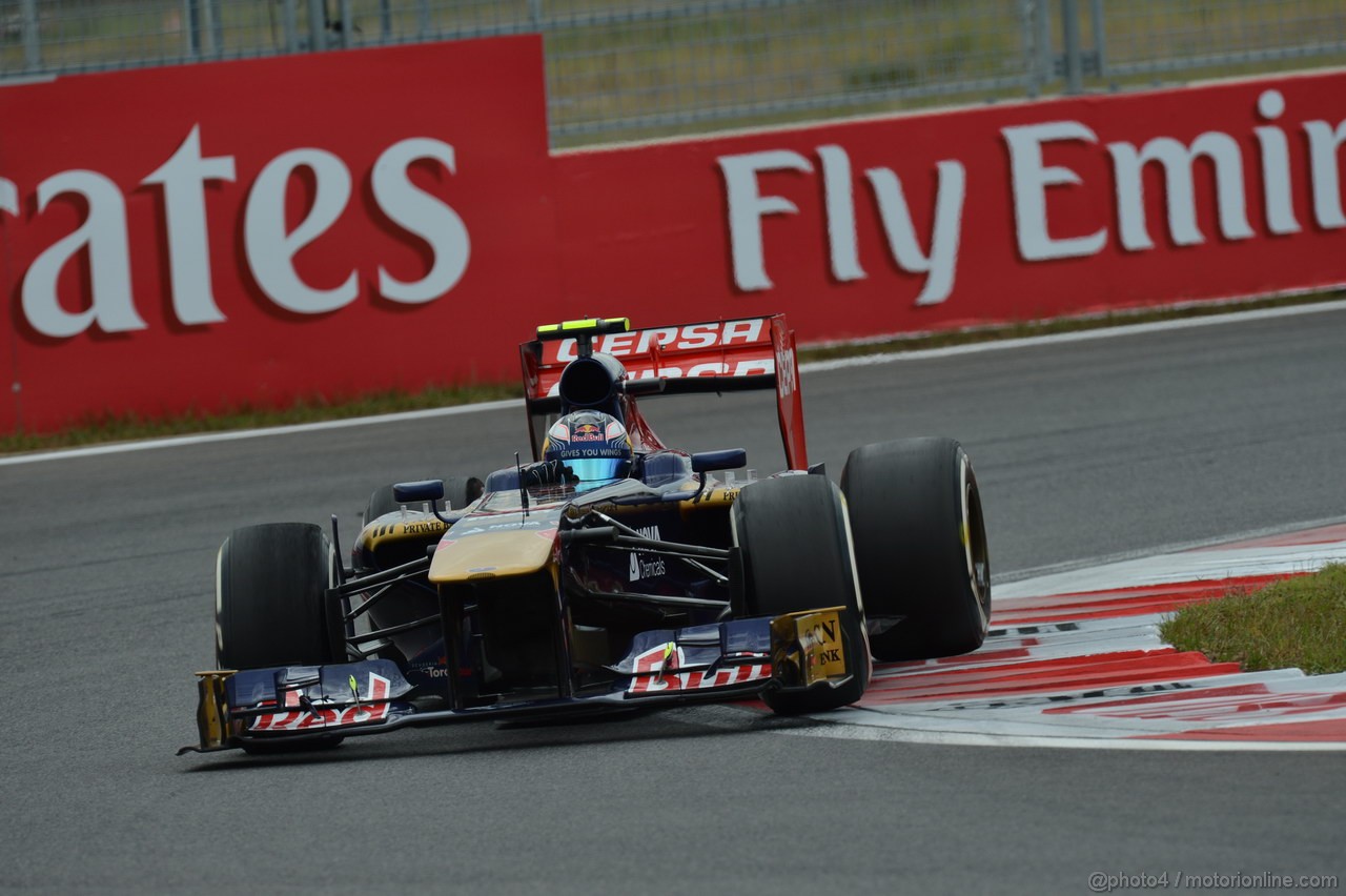 GP COREA, 06.10.2013- Gara: Daniel Ricciardo (AUS) Scuderia Toro Rosso STR8 