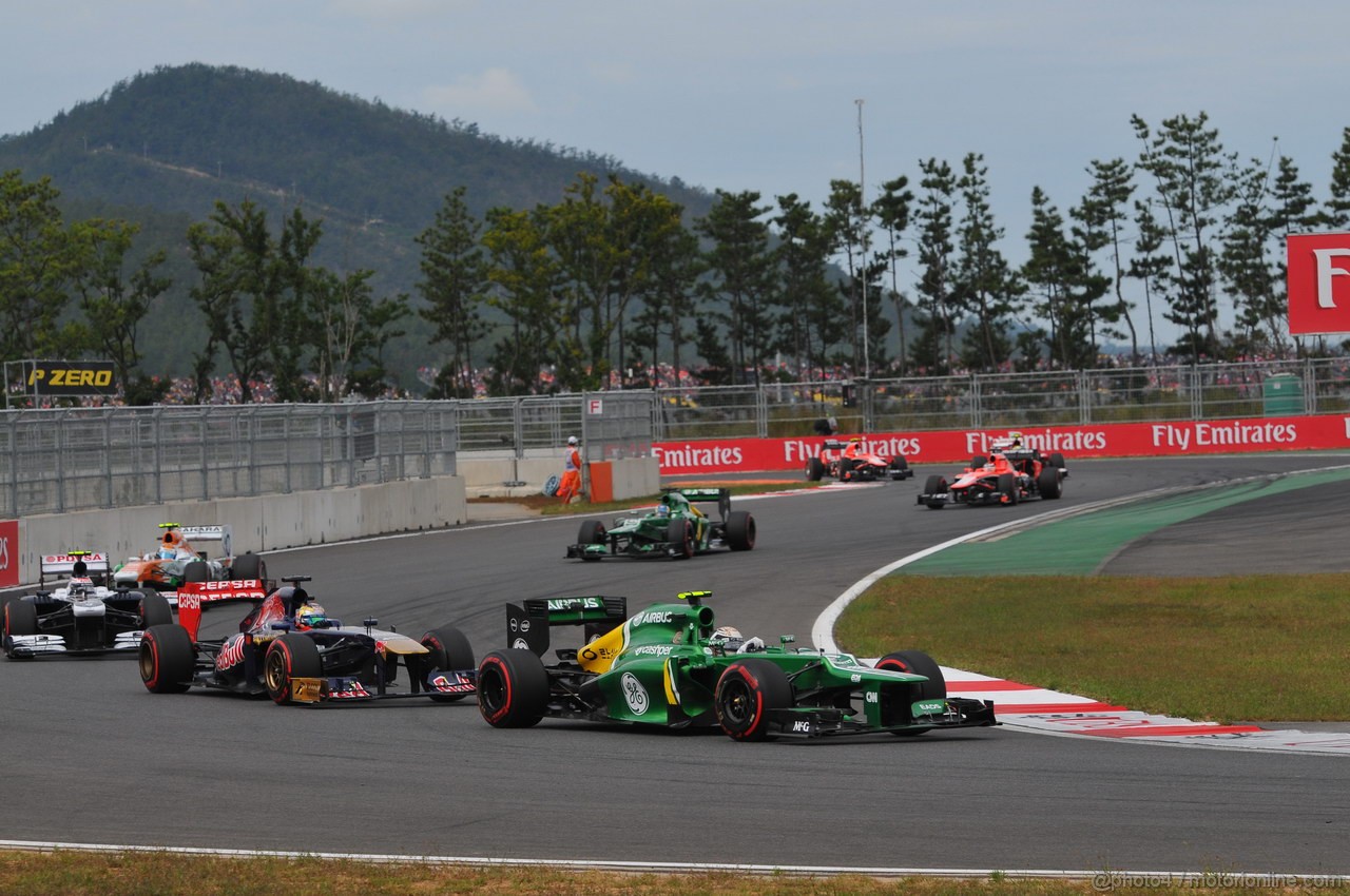 GP COREA, 06.10.2013- Gara: Giedo Van der Garde (NED), Caterham F1 Team CT03 