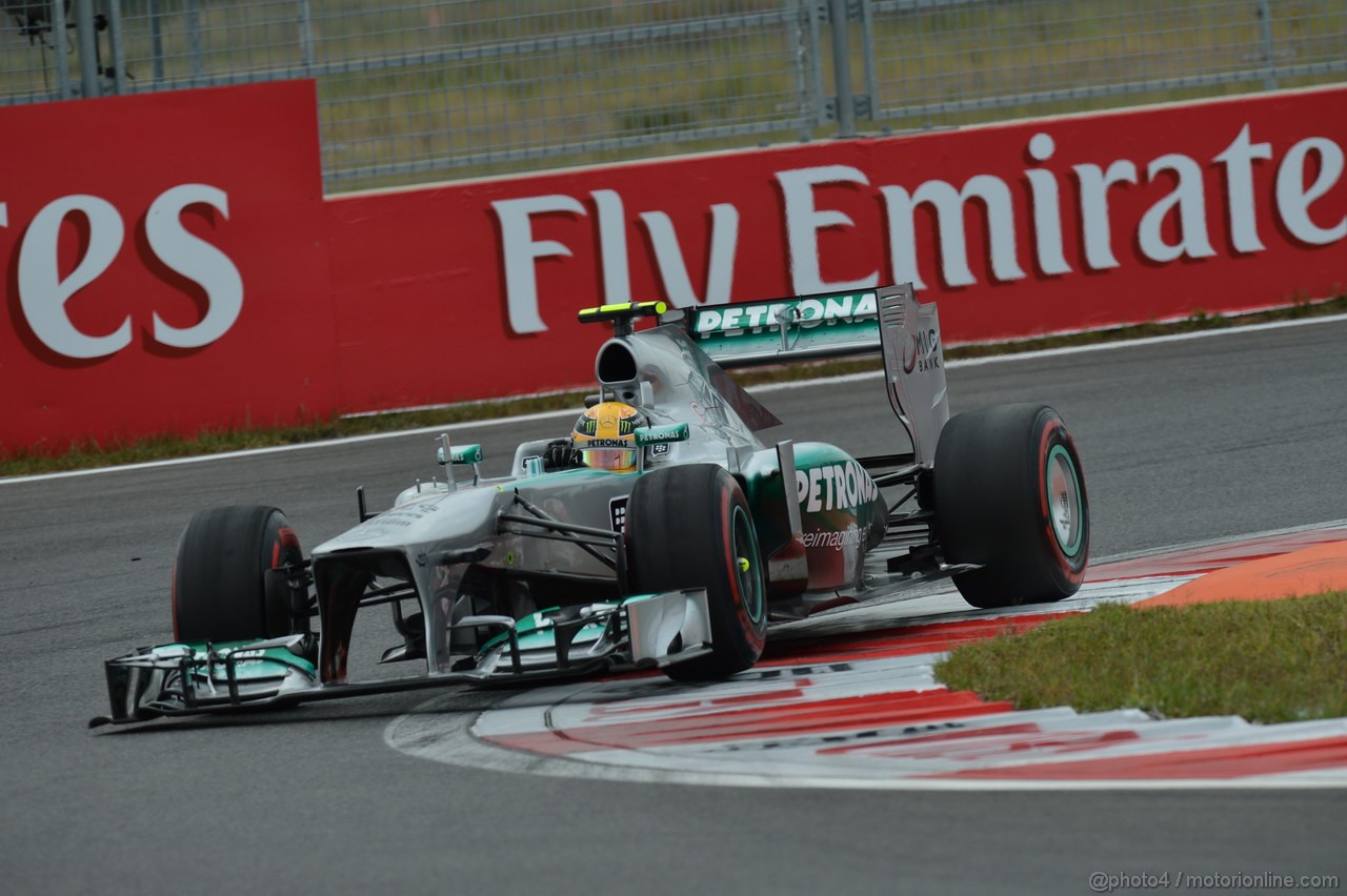 GP COREA, 06.10.2013- Gara: Lewis Hamilton (GBR) Mercedes AMG F1 W04 