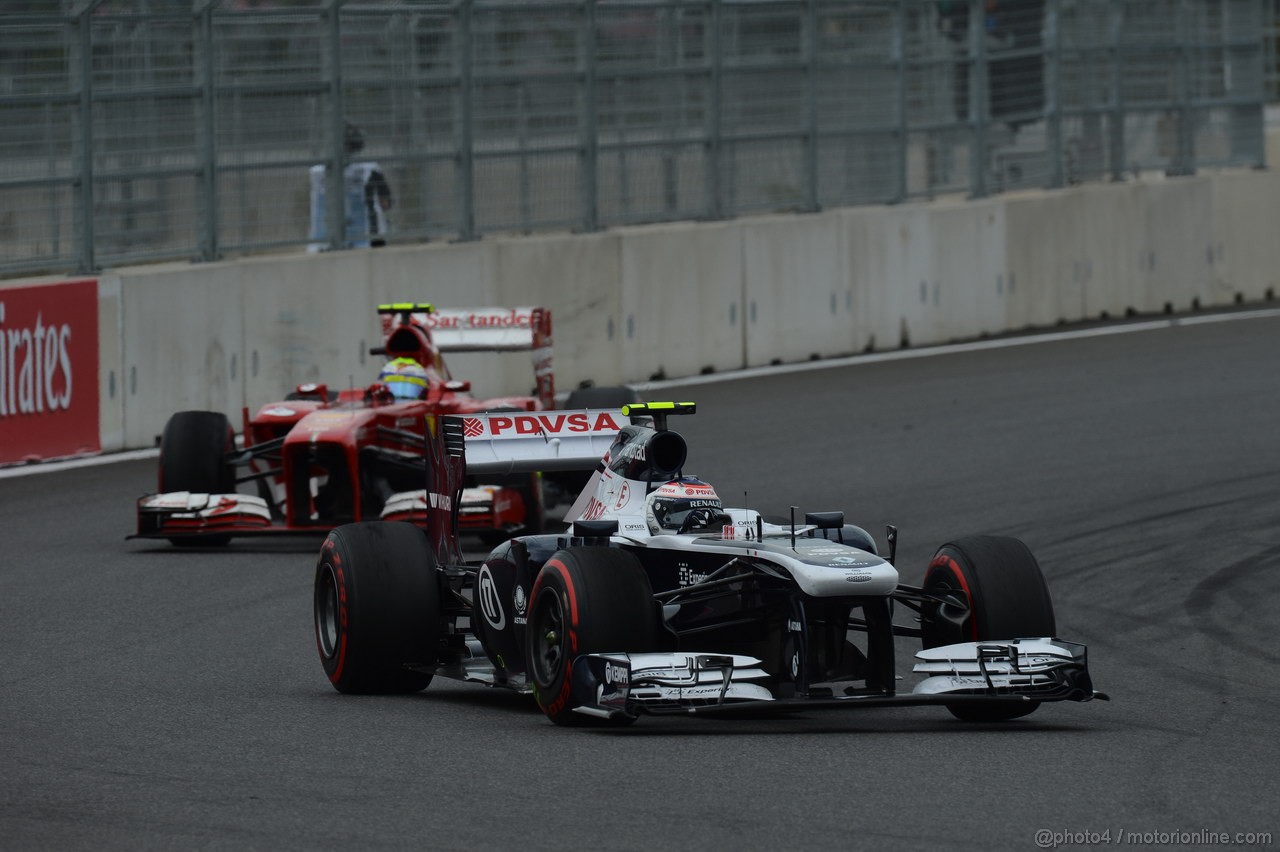 GP COREA, 06.10.2013- Gara: Valtteri Bottas (FIN), Williams F1 Team FW35 