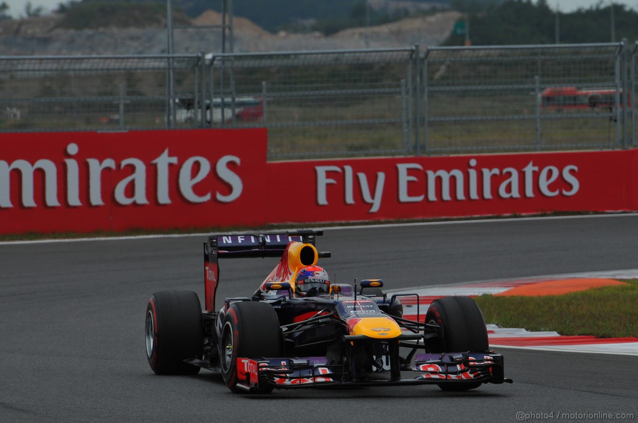 GP COREA, 06.10.2013- Gara: Sebastian Vettel (GER) Red Bull Racing RB9 