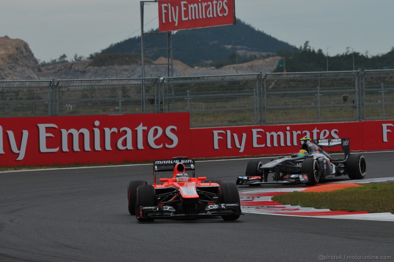 GP COREA, 06.10.2013- Gara: Jules Bianchi (FRA) Marussia F1 Team MR02 