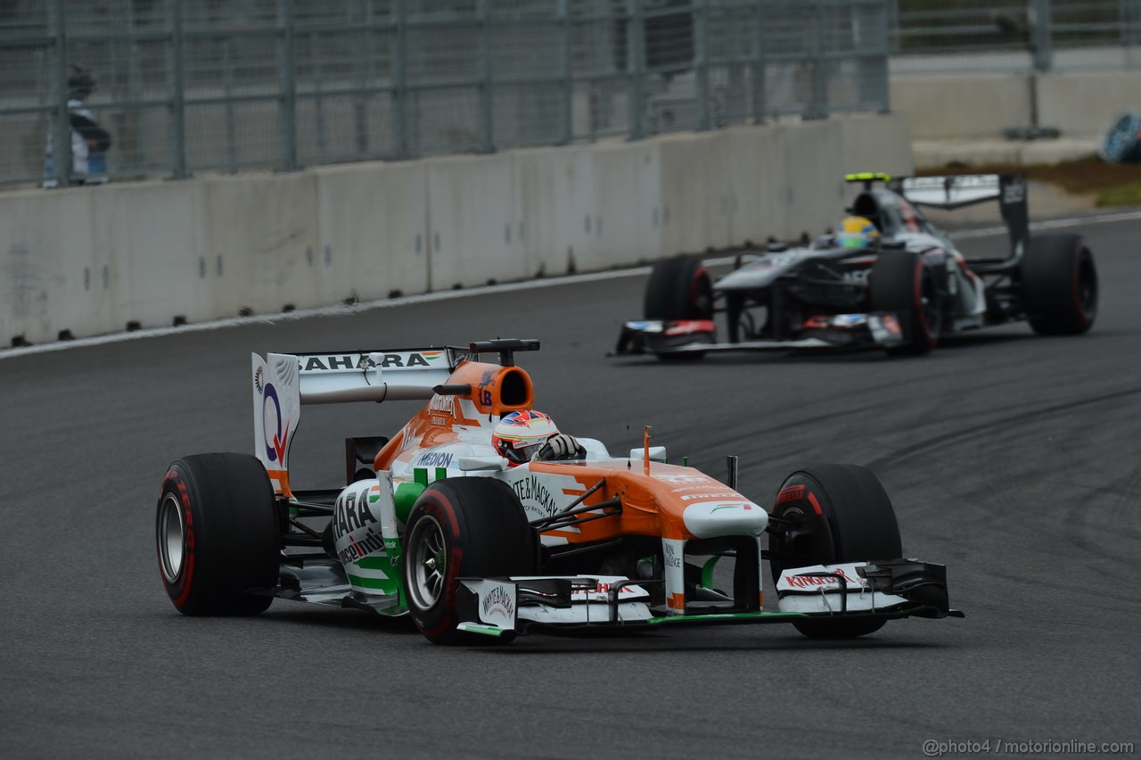 GP COREA, 06.10.2013- Gara: Paul di Resta (GBR) Sahara Force India F1 Team VJM06 