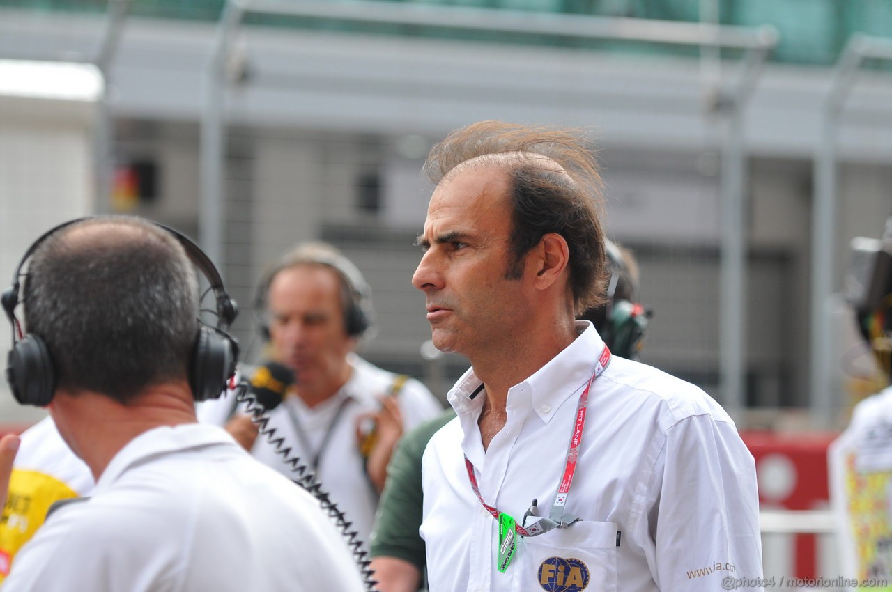 GP COREA, 06.10.2013- Gara: Emanuele Pirro (ITA) Fia steward of this Gara 