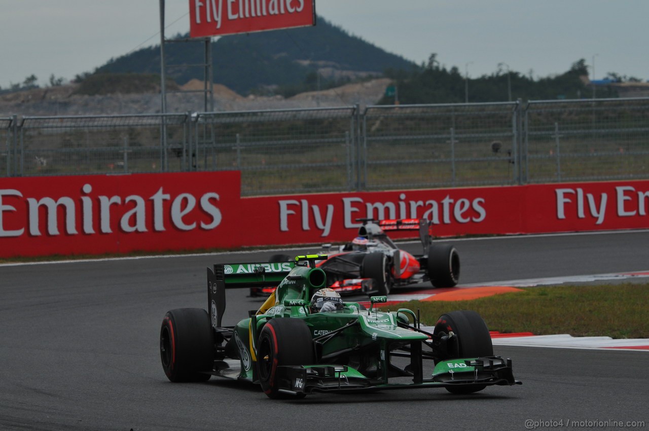 GP COREA, 06.10.2013- Gara: Giedo Van der Garde (NED), Caterham F1 Team CT03 