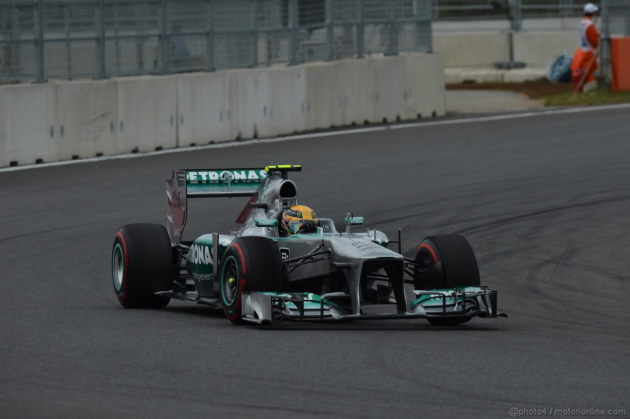 GP COREA, 06.10.2013- Gara: Lewis Hamilton (GBR) Mercedes AMG F1 W04 