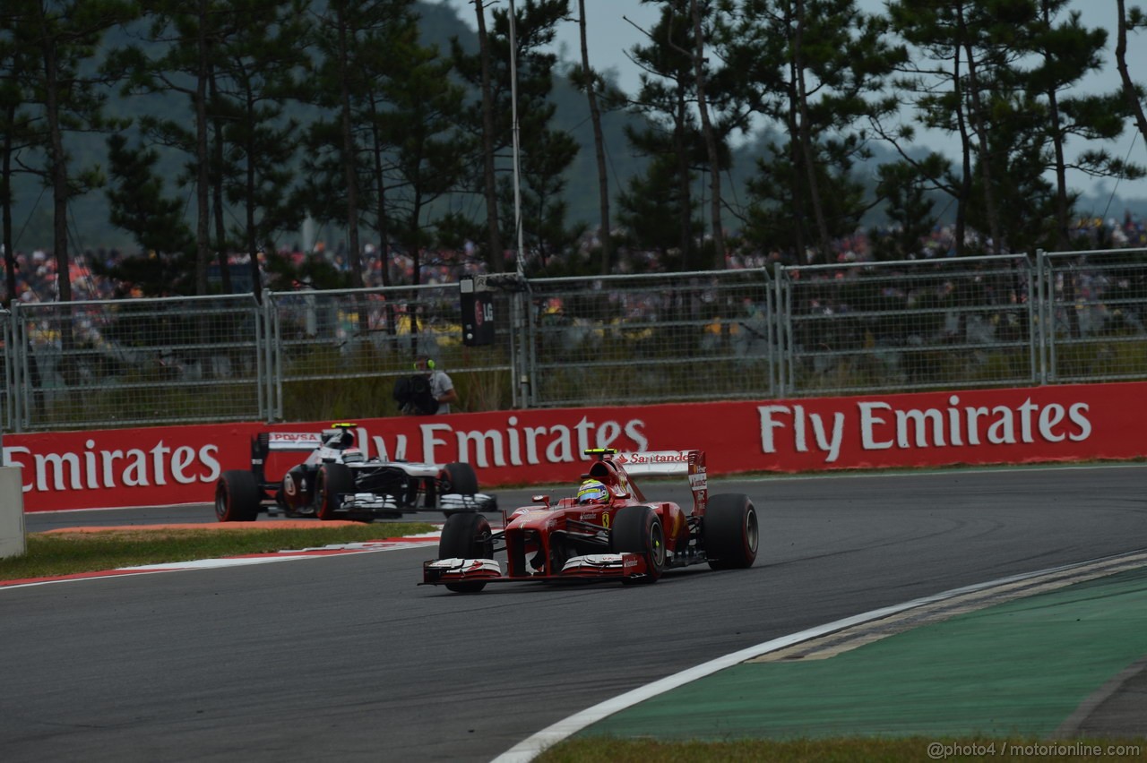 GP COREA, 06.10.2013- Gara: Felipe Massa (BRA) Ferrari F138 